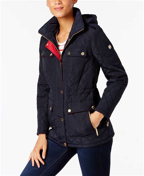 michael kors quilted anorak jacket|Michael Kors anorak.